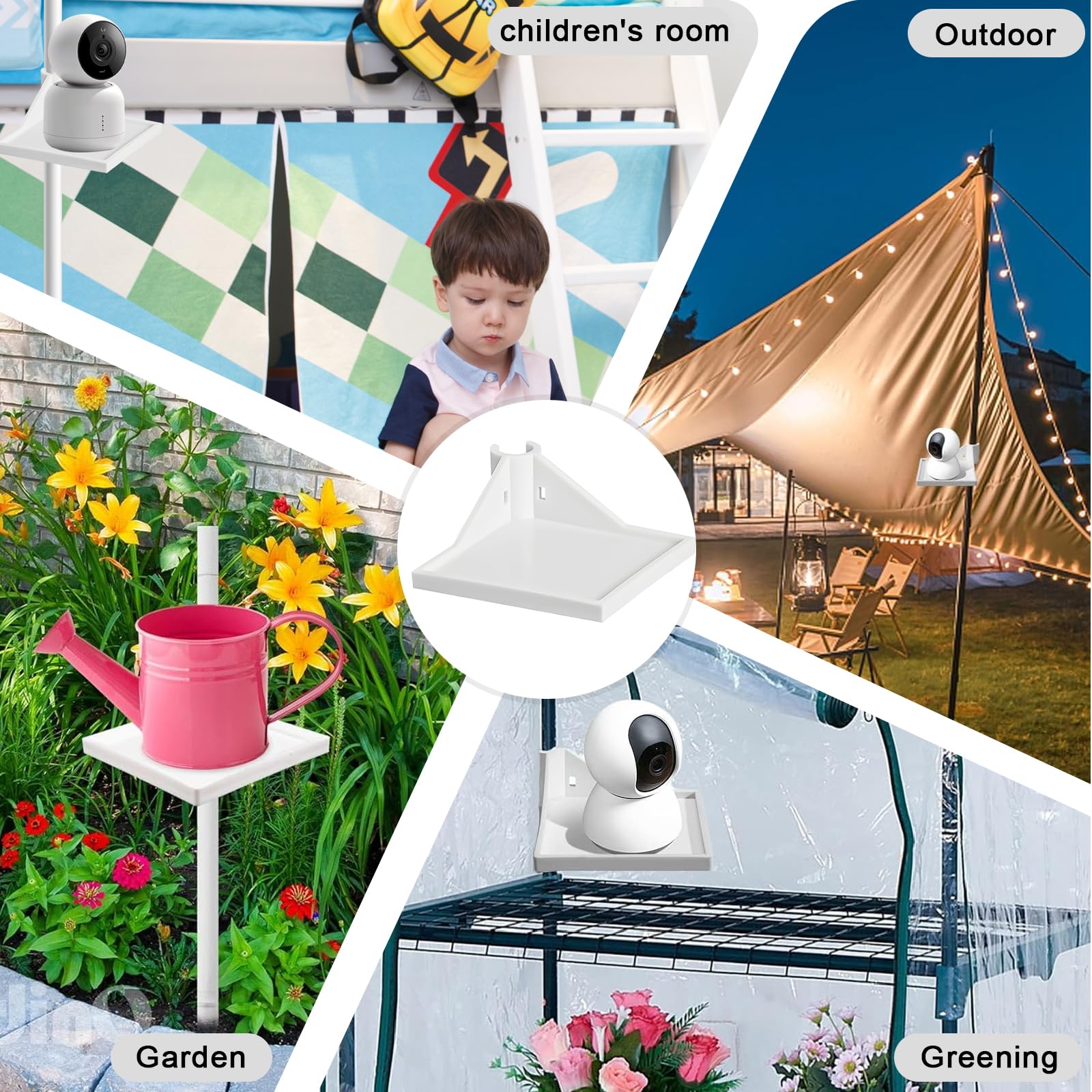 Tienda de Cultivo Marco Angular, 2 Piezas Armario Cultivo Marco Angular, Multifuncional Armario de Cultivo Soporte, Se Utiliza para Colocar Cámaras, Higrómetros, Pequeñas Macetas