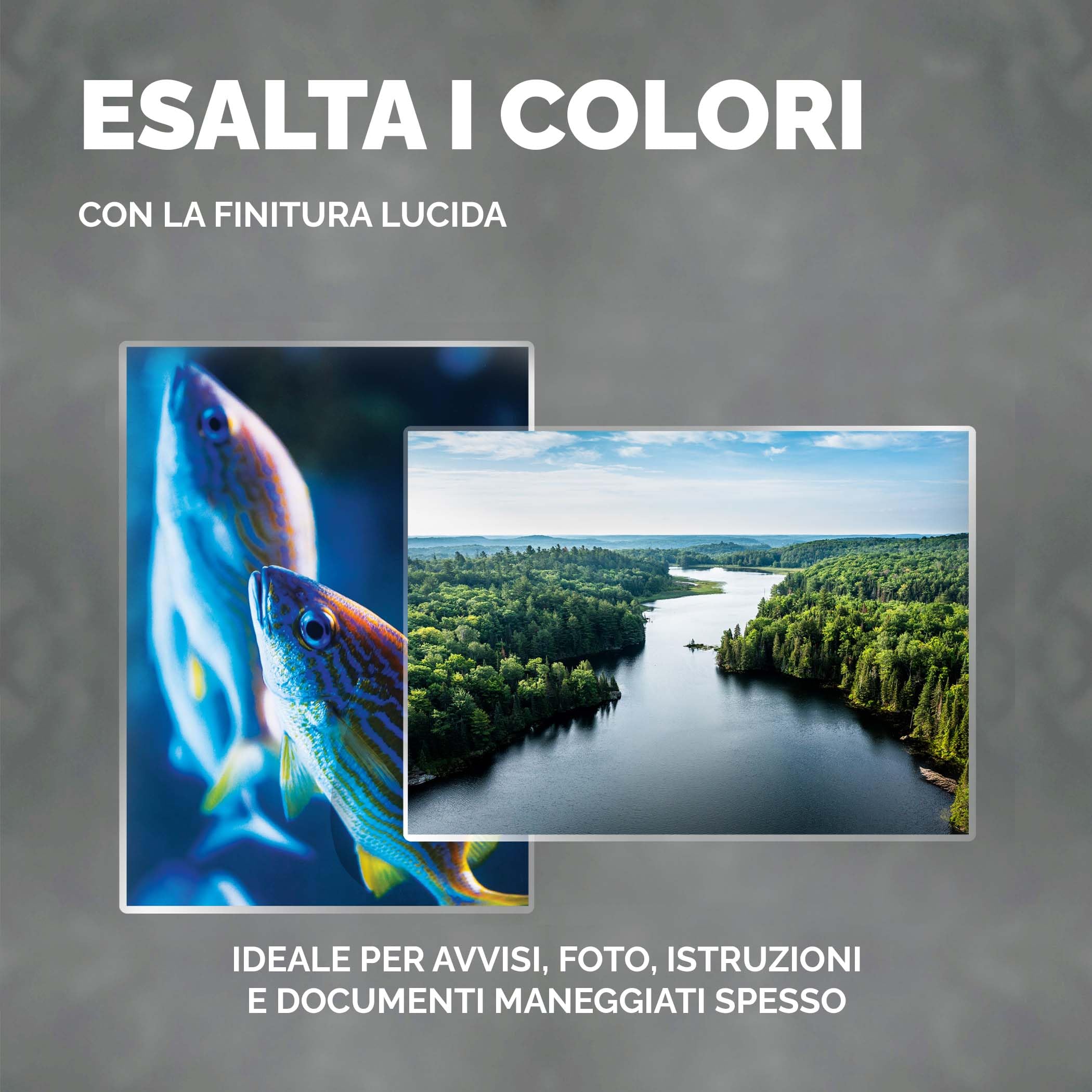 Fellowes Pouches per plastificazione A4 lucido 100 pezzi 160 micron