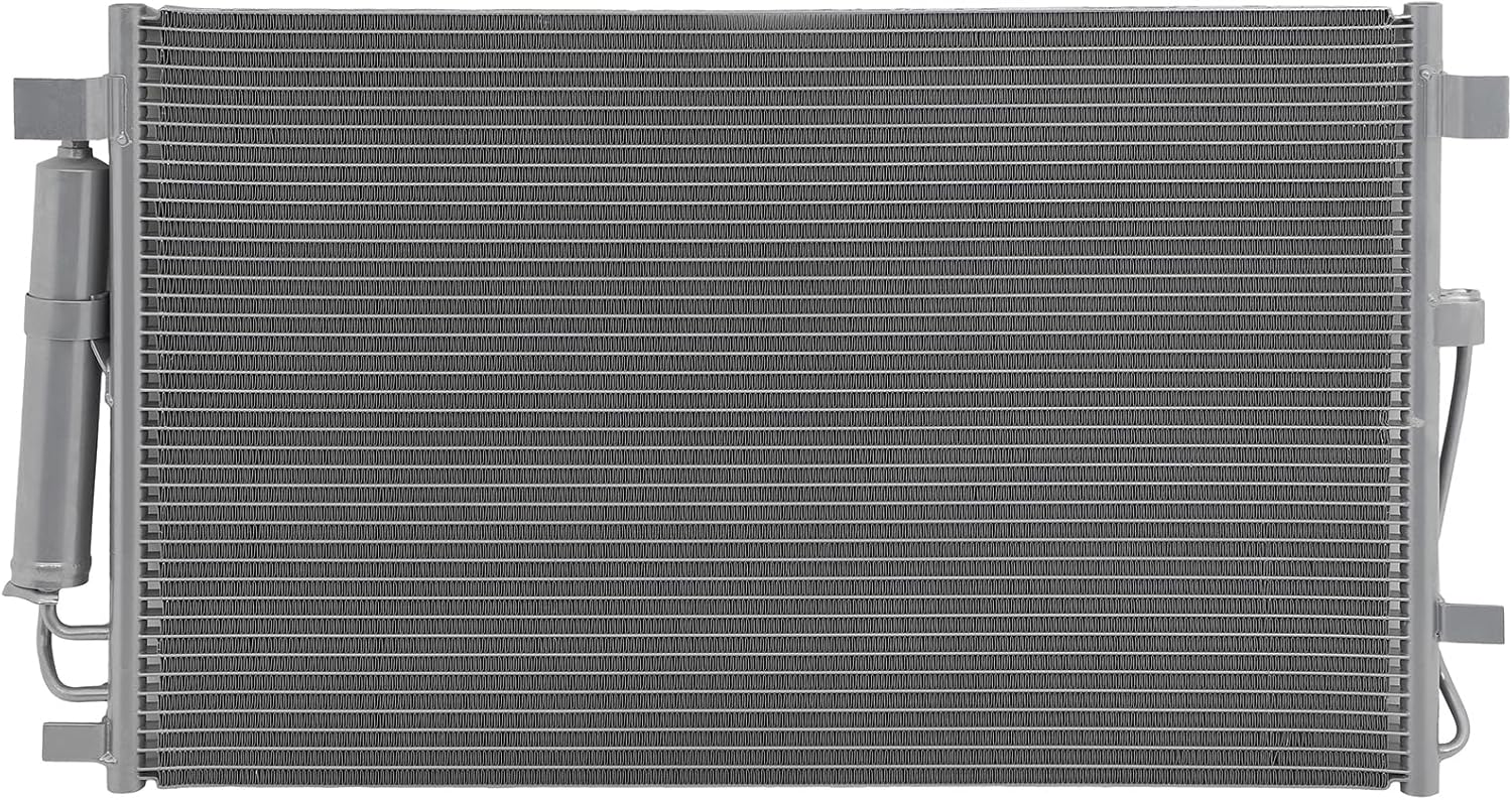 A/C AC Condenser Compatible with 2013-2018 for Nissan for Altima Advance 2.5L 2007-2009 2013-2018 for Nissan for Altima SL 3.5L 2009-2013 2016-2018 for Nissan for Maxima SV 3.5L, Replaces 4128