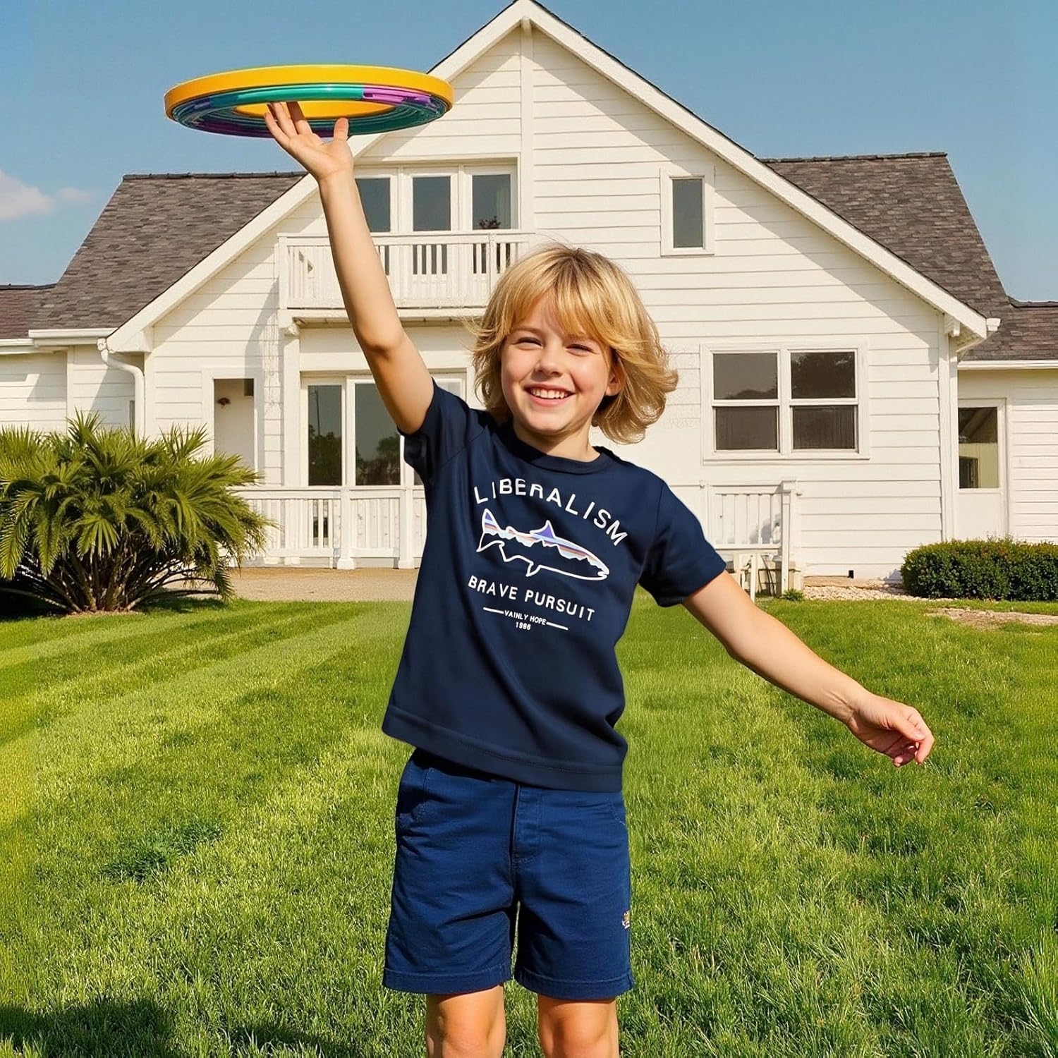 DEEKEY Toddler Boys Shirts Short-Sleeve Little Kids t Shirts Boys' Tops, Tees & Shirts Graphic TEE Age for 2-7 Years 4-Pack - Image 3