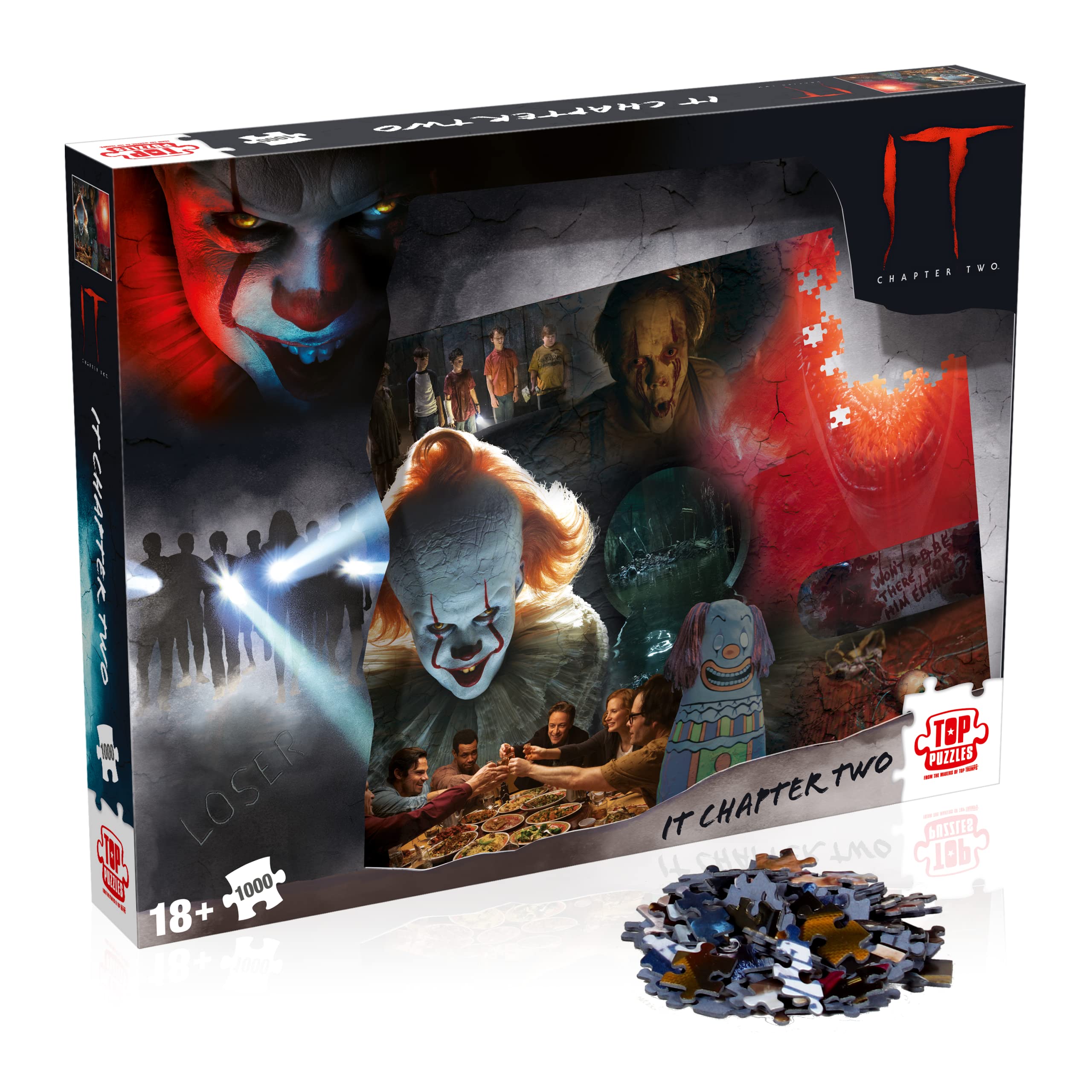 Winning Moves Horror Puzzle 1000 Teile IT - Puzzle für Erwachsene und Kinder