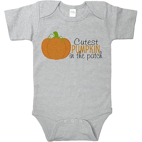 7 ate 9 Baby's Cutest Pumpkin Onepiece