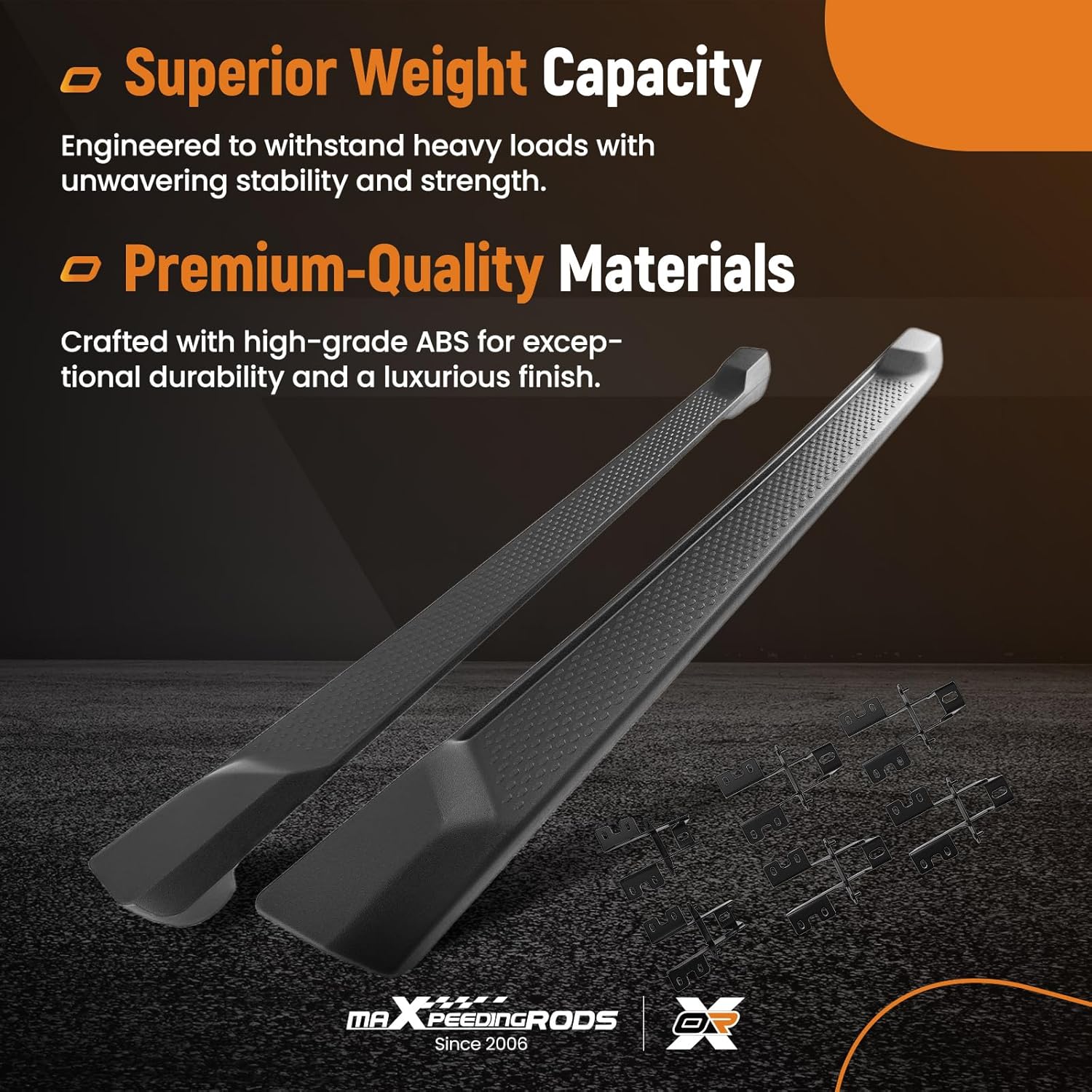 maXpeedingrods Running Boards for Jeep Wrangler JL 2018-2024 4 Door, Side Step Nerf Bars, 600LBS Load