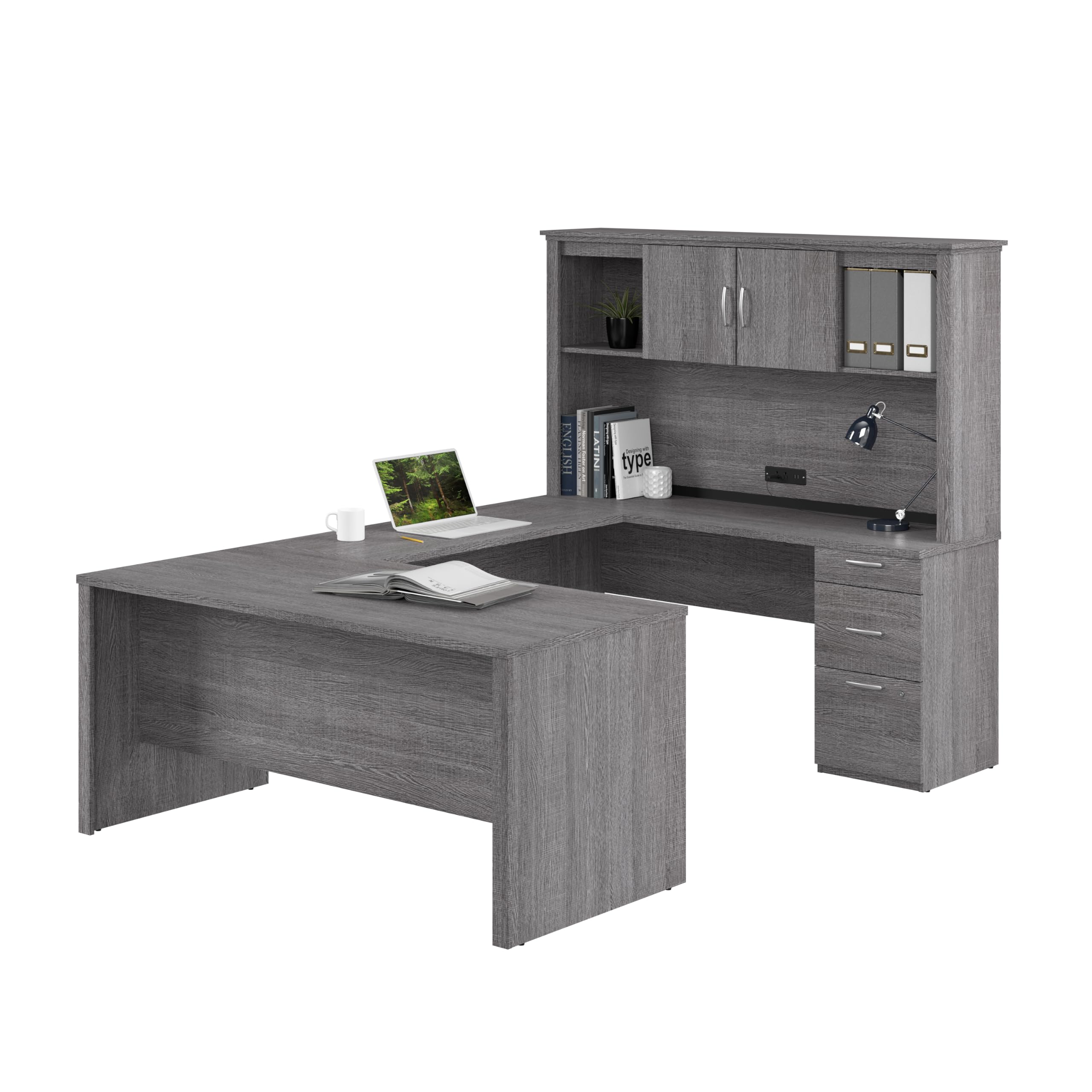 Bestar Logan U or L Shaped Desk