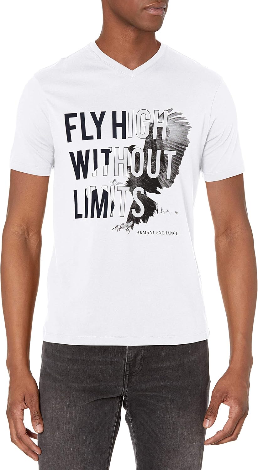 Armani Exchange Mens Graphic T-Shirt