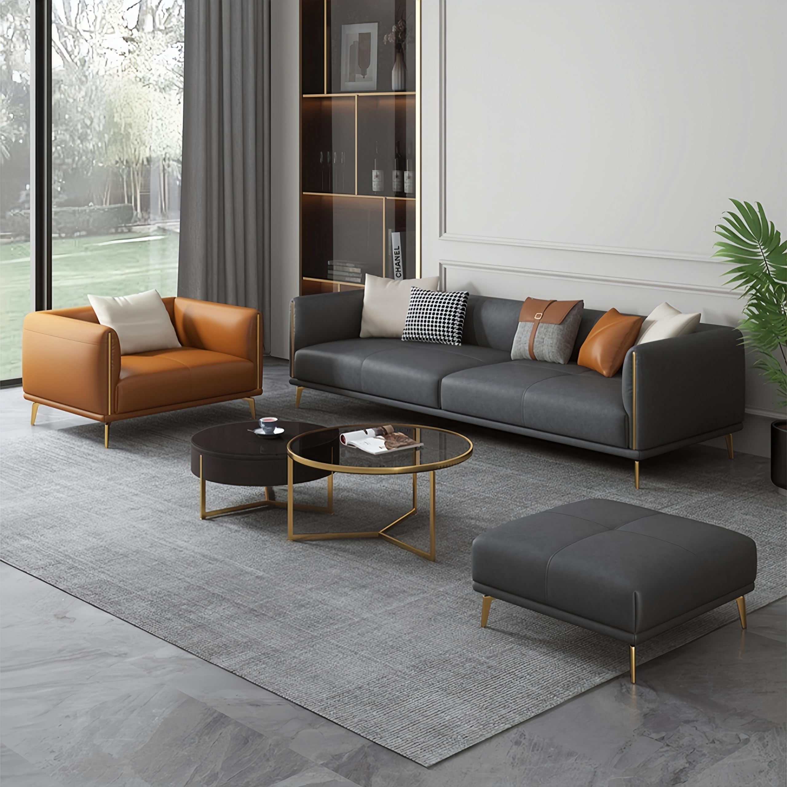 4 Metal Furniture Legs, Modern Replacement Sofa Foot, Coffee Table, TV Cabinet - Image 4