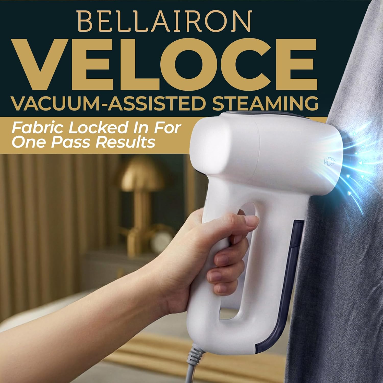 Bellairon Veloce Vacuum Garment Steamer, NextGeneration Han