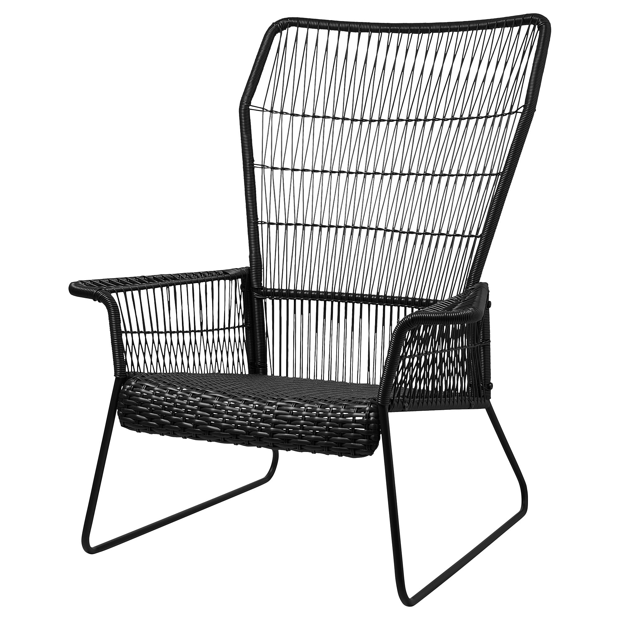 Fauteuil d'extérieur ProTuning TALLSKÄR anthracite siège de jardin résistant aux UV