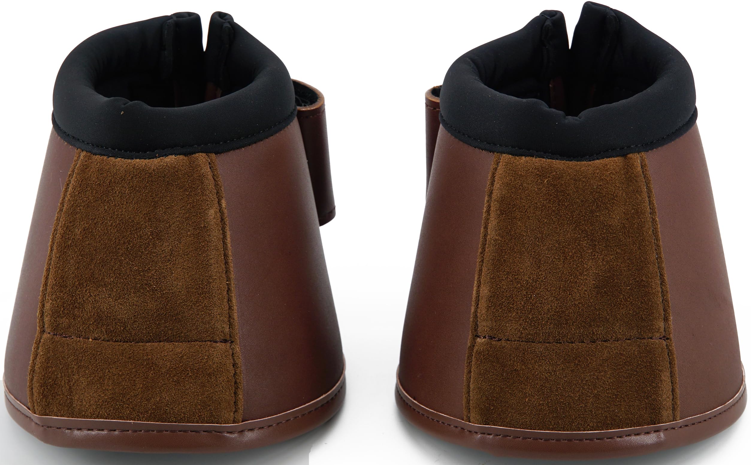 QMYBROW No Turn Bell Boots Hoof Protection,Shock Absorbing, Water-Repellent,with Anti-Spin Fastening System - Image 2