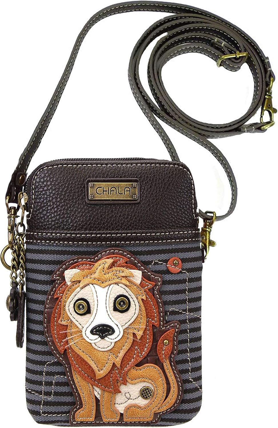 Chala Handbags Lion Cellphone Crossbody Handbag - Lion Lover