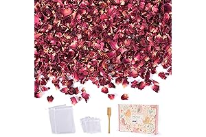 Premium Dried Rose Petals: A Natural Oasis for Baths, Crafts, and More!