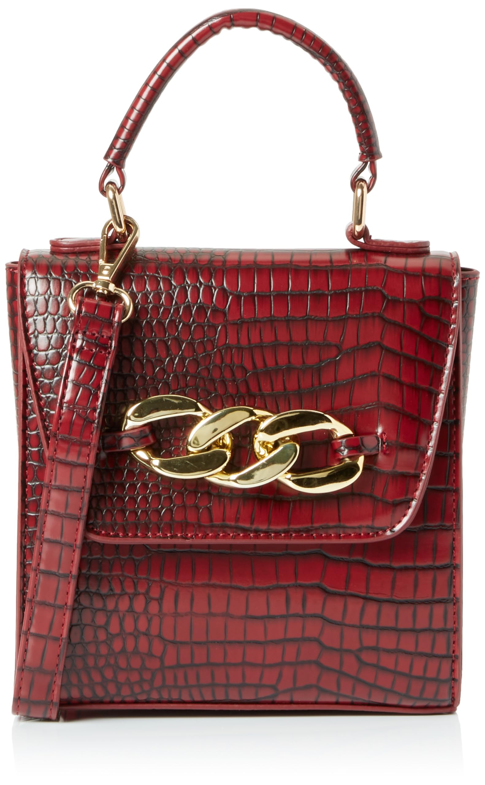 nelice Women's Mini Handbag Shopper, DarkRed, One Size