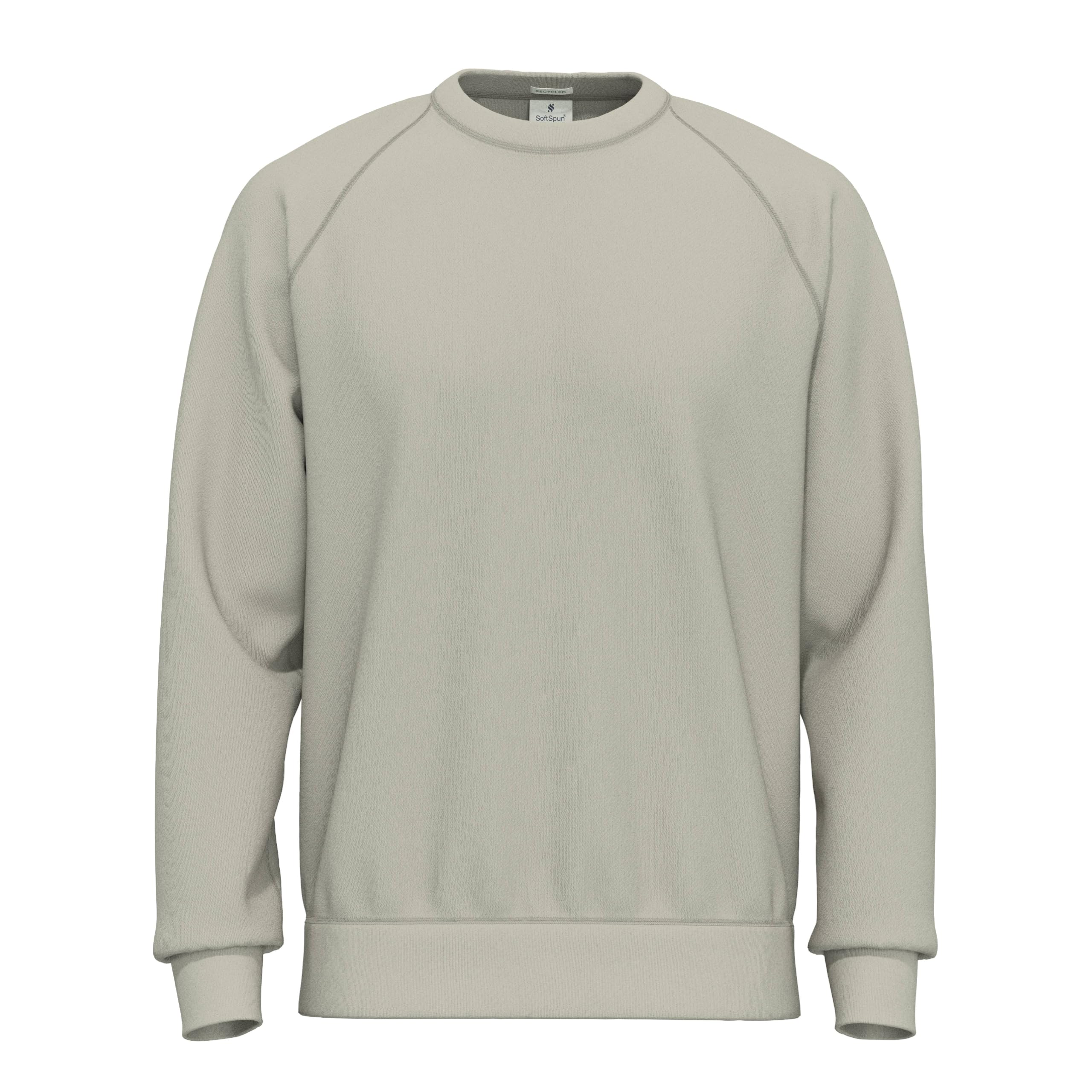 SoftSpun Pullover Herren Baumwolle – Sweatshirt Herren ohne Kapuze, Klassischer Pulli Regular Fit für Alltag & Arbeit