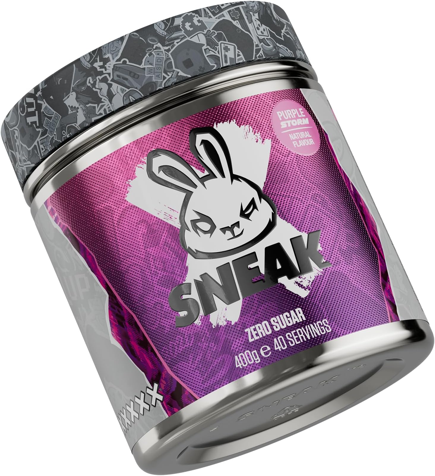 Energy Drink Powder | Purple Storm |No Sugar. No Nasties. Just Natural Caffeine, Focus-Boosting Nootropics | 40 Servings