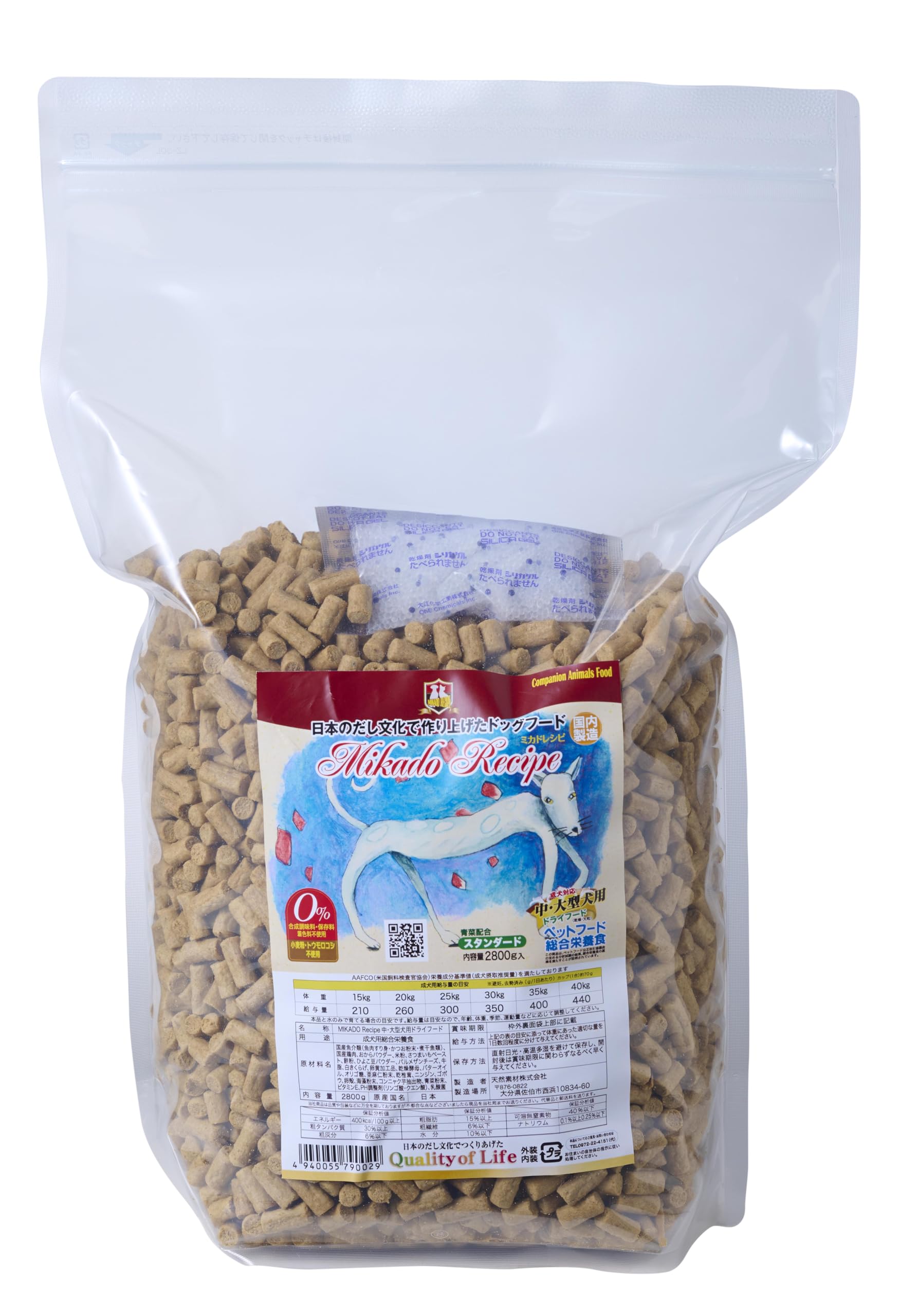 Amazon.co.jp: 【ミカドレシピ・プレミアム・ドライ・ドッグフード 中