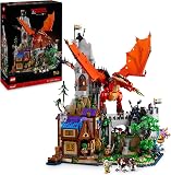 LEGO Ideas Dungeons & Dragons: Die Sage vom Roten Drachen, Bauset für Erwachsene, Dungeons and Dragons Geschenkideen für Fans, Fantasy-Bauset, kreative Aktivität 21348 - 1
