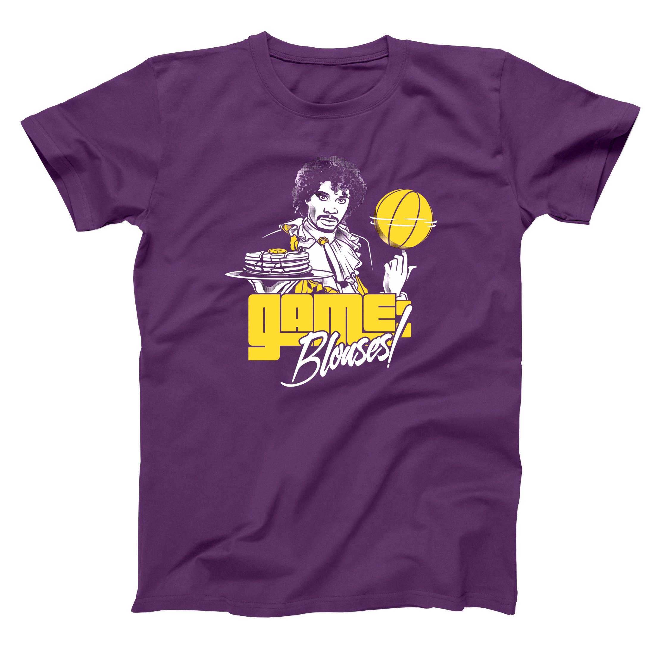Game: Blouses! Funny Game Blouses Comedy Sketch Skit Prince Retro Old School Hiphop Hip Hop Urban Show Humor Mens Shirt