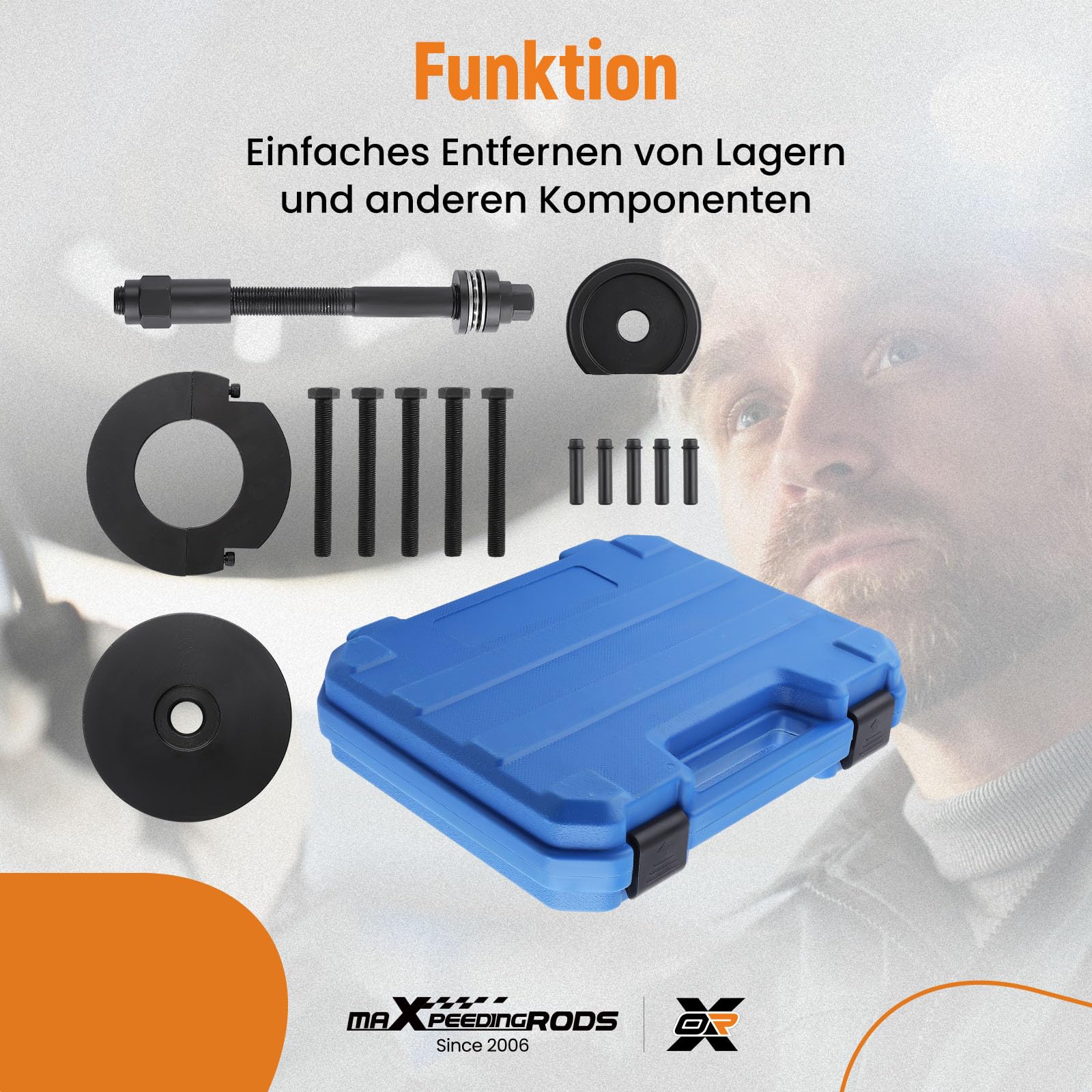 maXpeedingrods Radlager Werkzeug Transporter für Citroen, für Opel, für Peugeot, für Toyota Kompaktradlager 9819074780 SU001A6528 FAG: 713 6506 80, SKF: VKBA 7120 J-0562