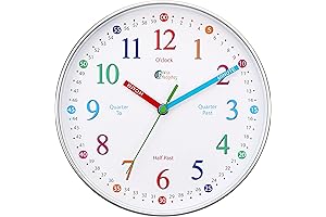 Tell Time Easily with Our Silent Learning Clock for Kids