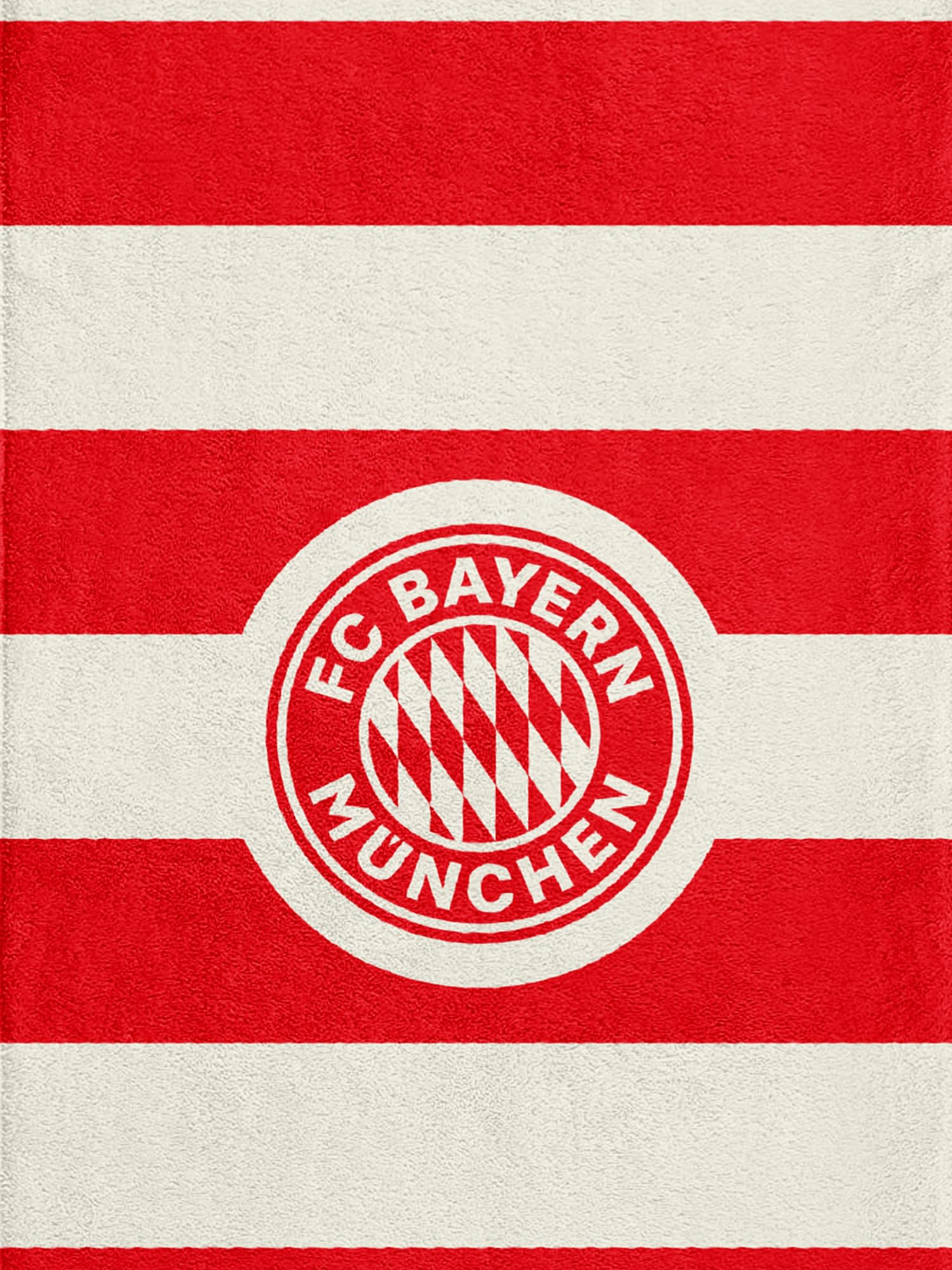 Toalla de baño FC Bayern München 100x50 cm Rojo y Blanco