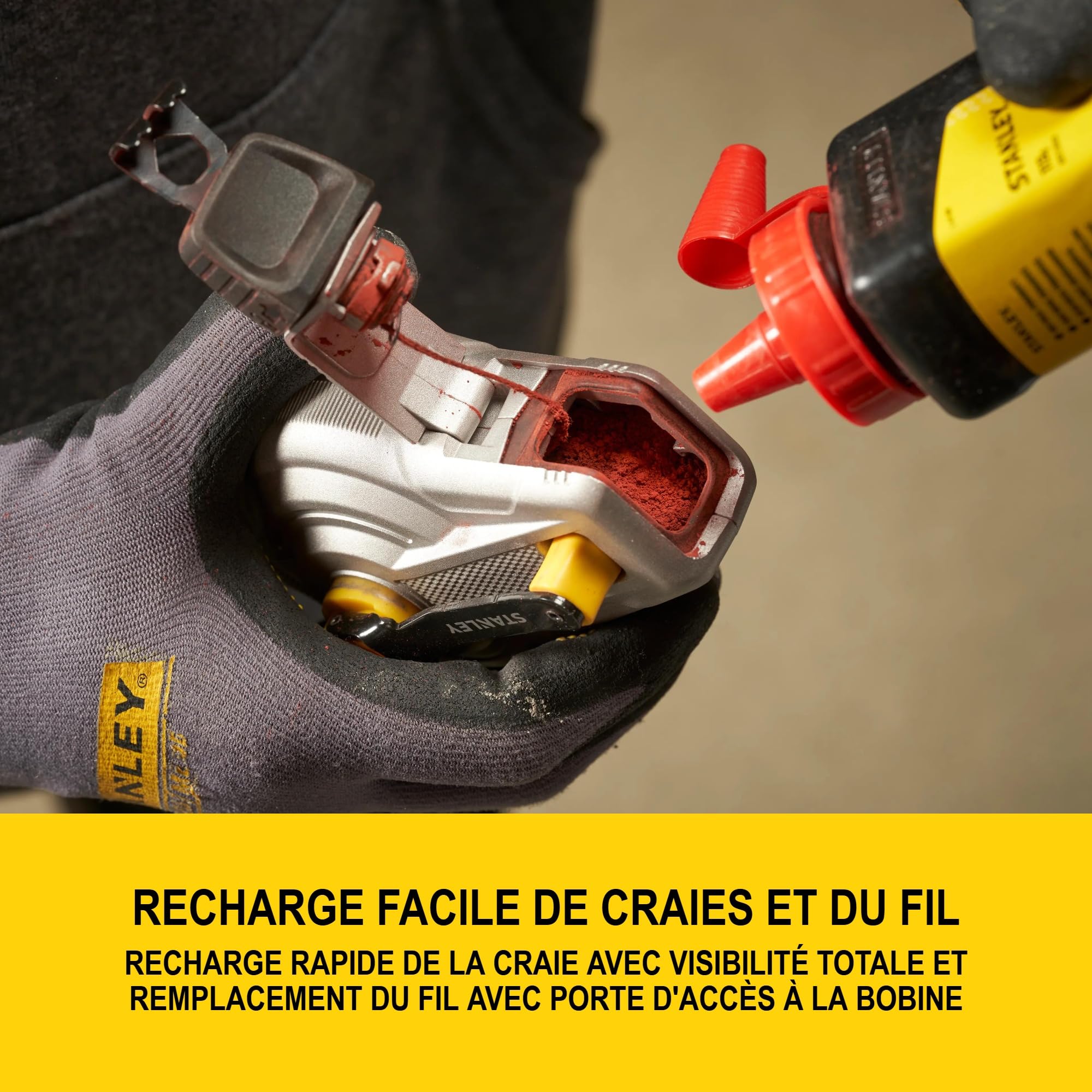 STANLEY FATMAX Cordeau Traceur 30m en Aluminium, STHT47611-0