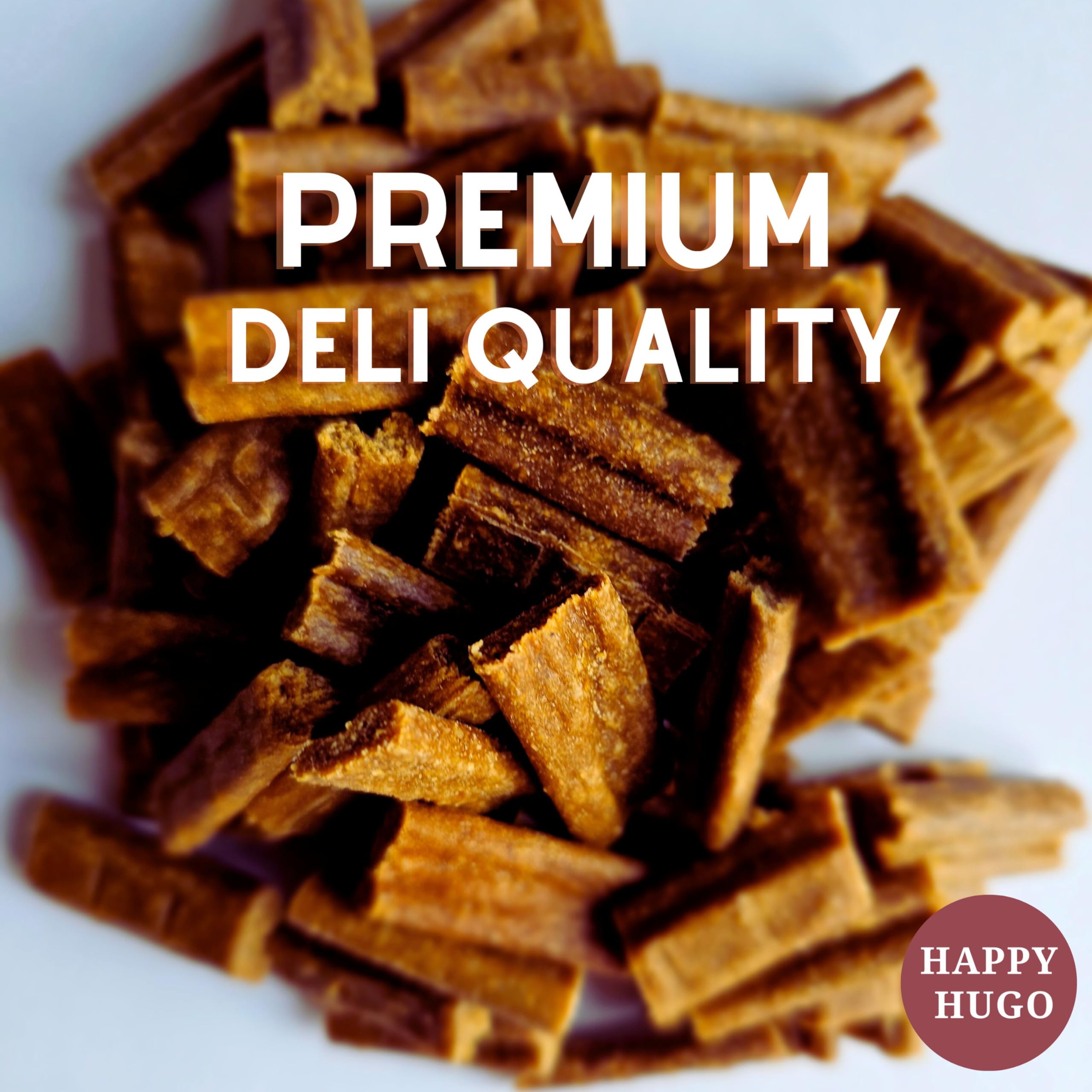 Happy Hugo Tasty Natural Duck Bites, Small Dog Treats, Chewy, Deli-Licious & Healthy - Image 2