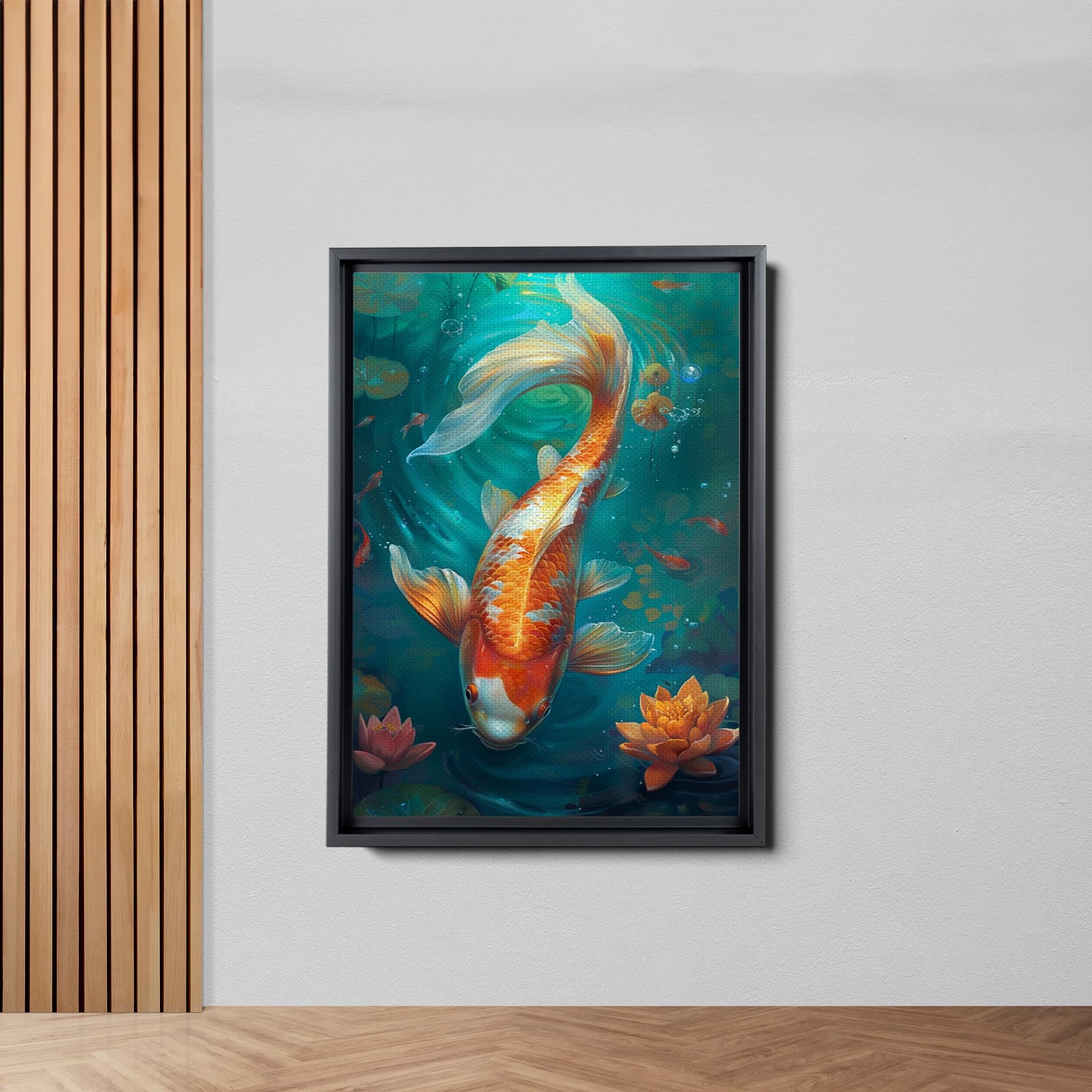 Amazon.com: Koi Fish Wall Art, Modern Wall Art Print, Zen Wall Art