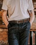 CHAOREN Mens Belts Leather - 35mm Casual Genuine Leather Belts for Men | Premium Leather, Comfortable Adjustable Fit, Classic Casual Style