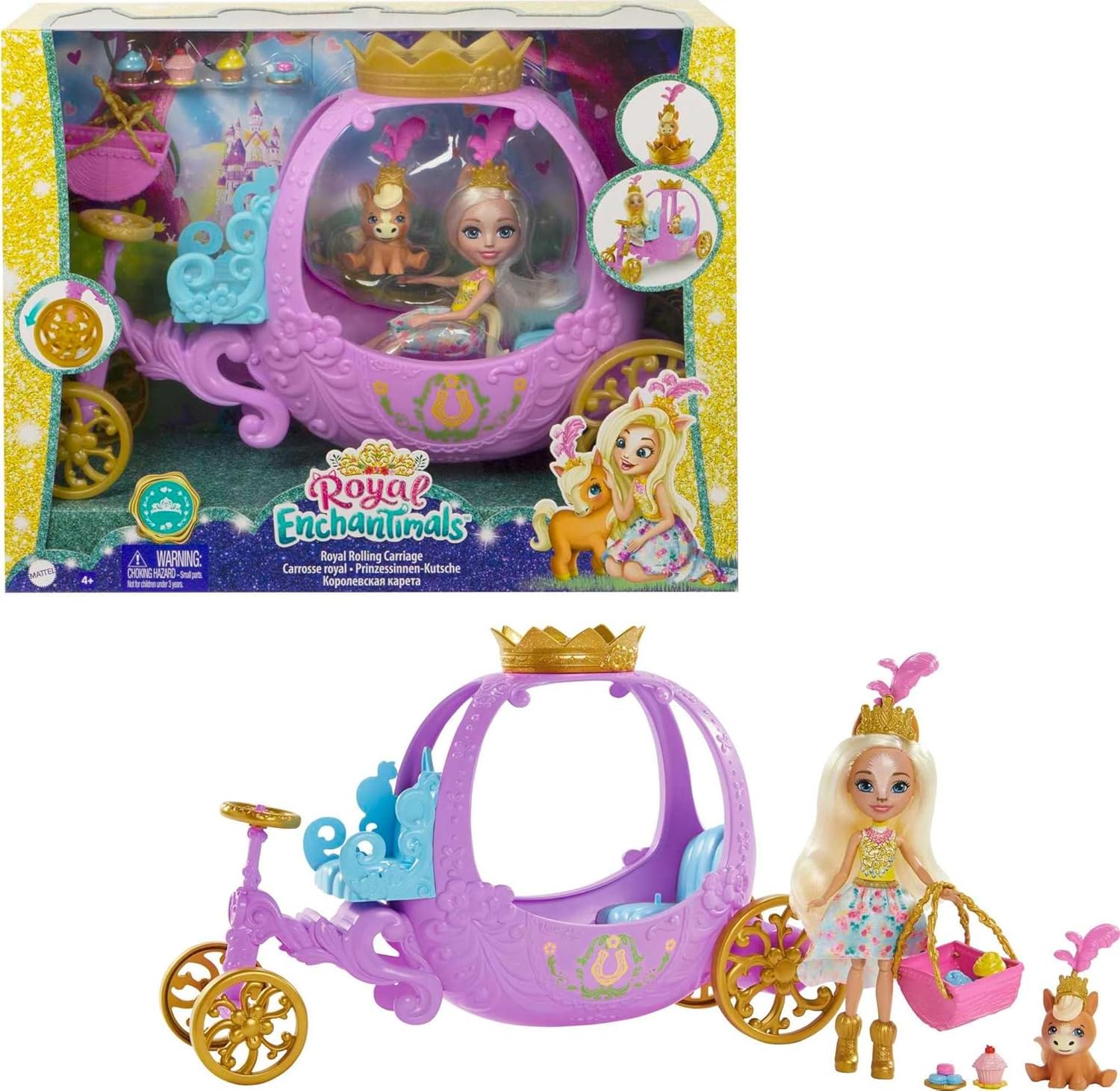 Enchantimals Royal Carriage Playset with Pony Doll New Zealand