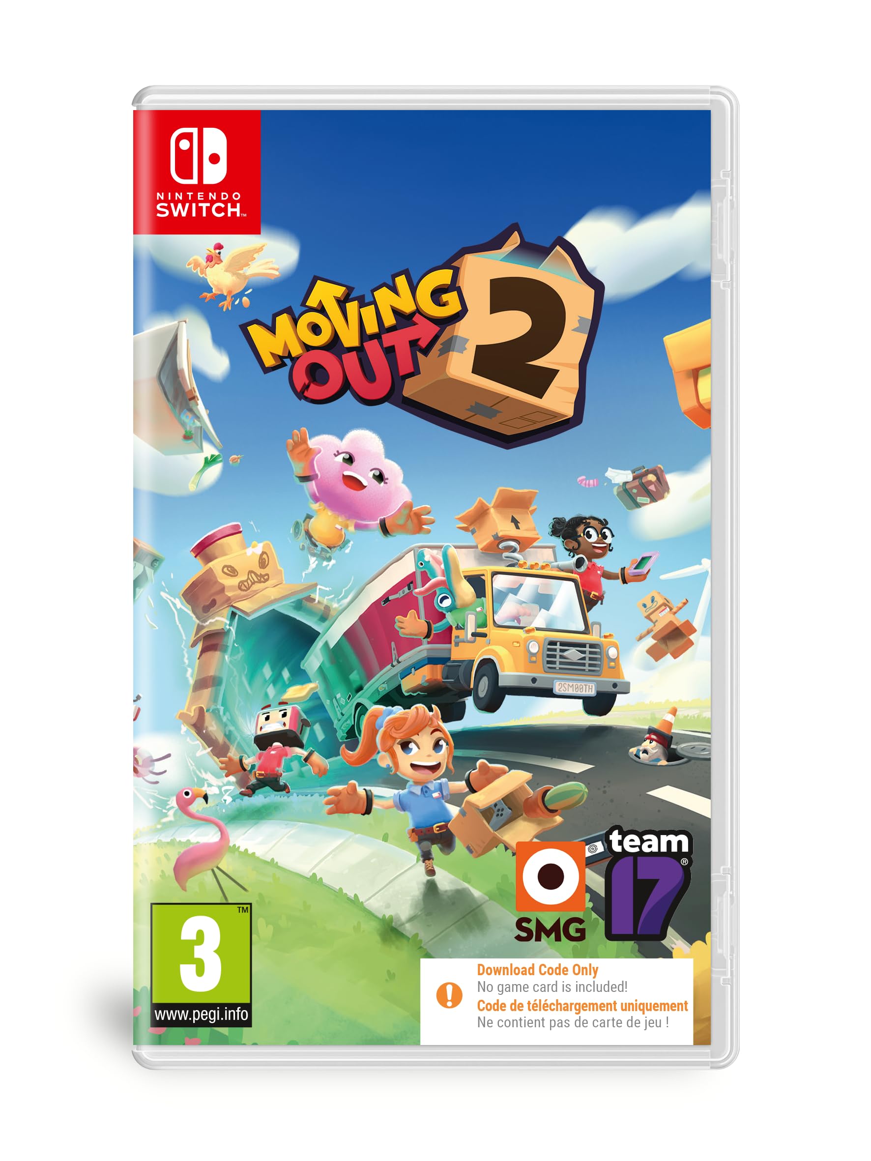 Moving Out 2 Nintendo Switch Code in Box BRAND NEW & SEALED Free Postage