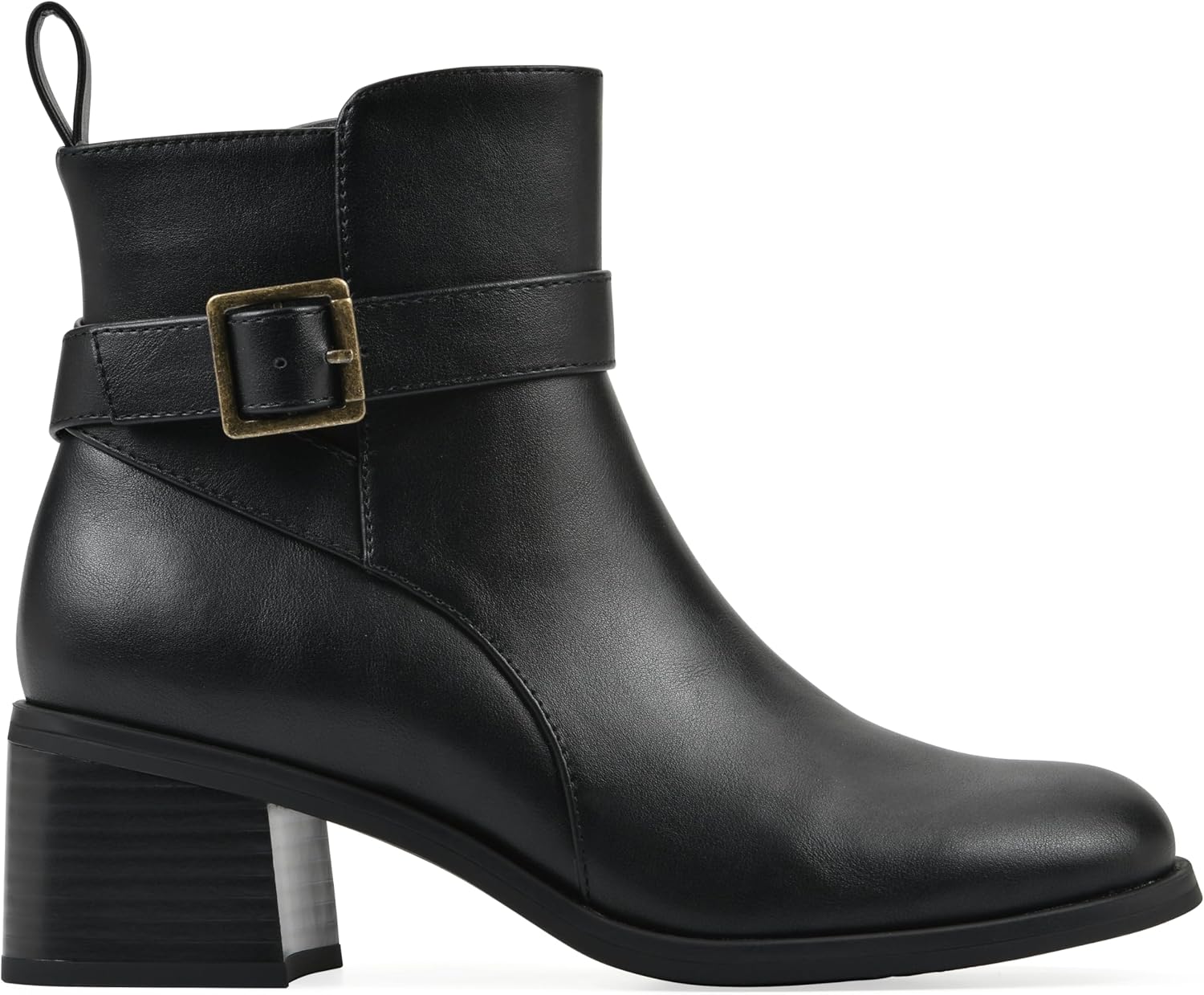 WHITE MOUNTAIN Women's Narrows Block Heel Ankle Booties