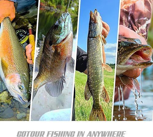 Miniatura 6 de GOTOUR Fishing Lures, Full-Size Multi Jointed Swimbait, Slow Sinking Segmented Bass Fishing Lure, Fishing Lure Freshwater or Saltwater, Perch Pike