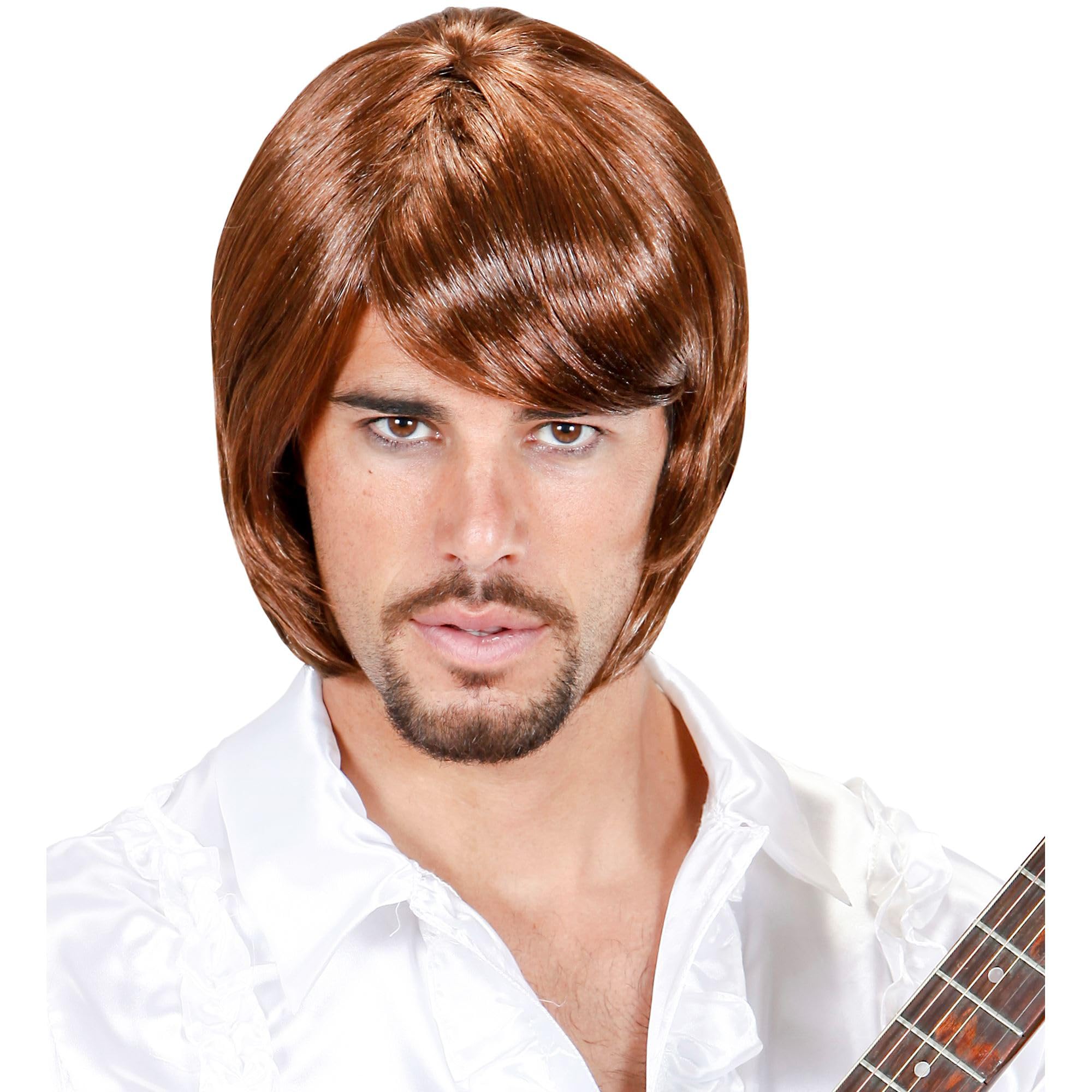 70s Pop Star Bjorn Boxed Wig for Hair Accessory Fancy Dress