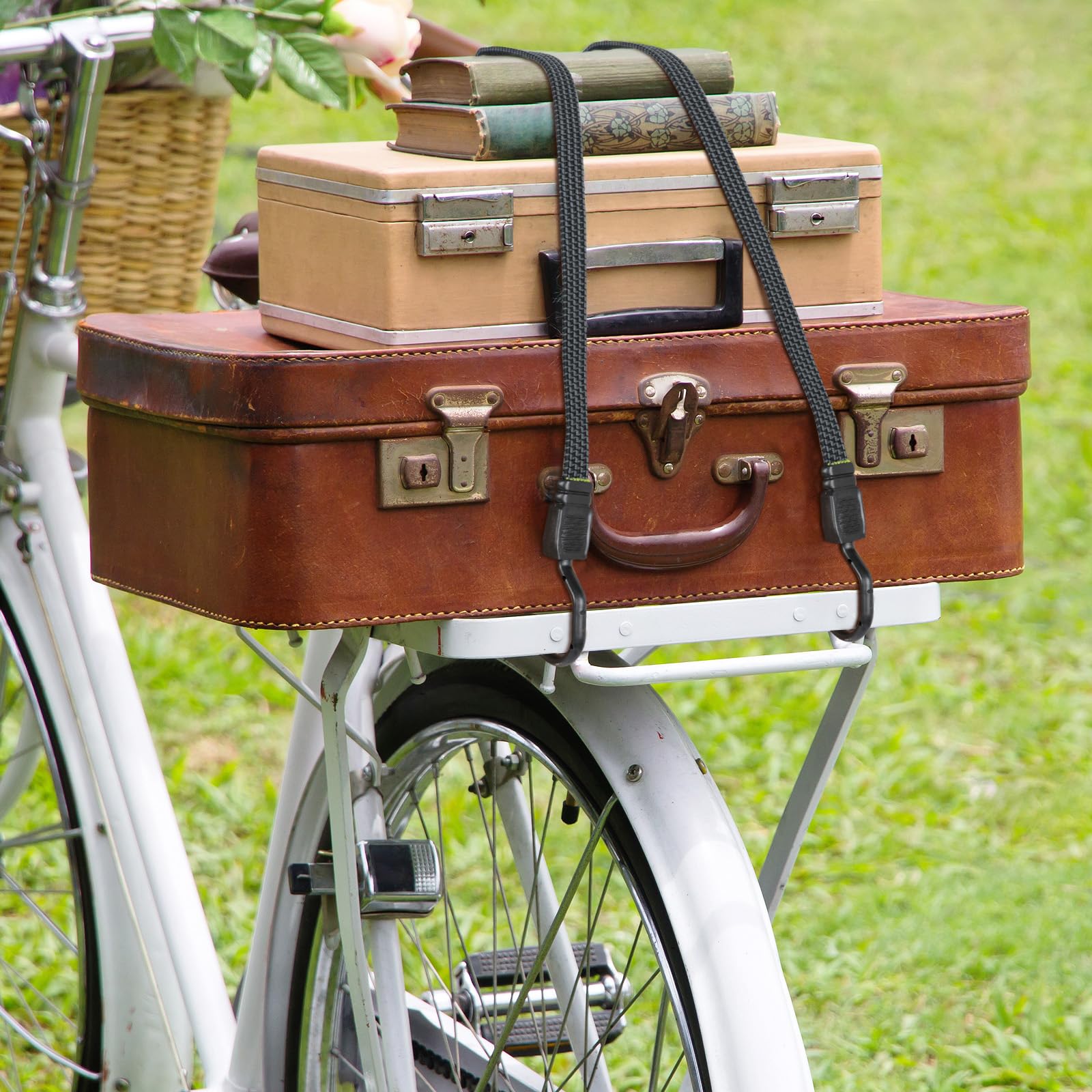 4 Corde Elastiche Con Ganci Regolabili 100cm - Cinghie Per Bagagli, Campeggio, Trasporto - Foto 12