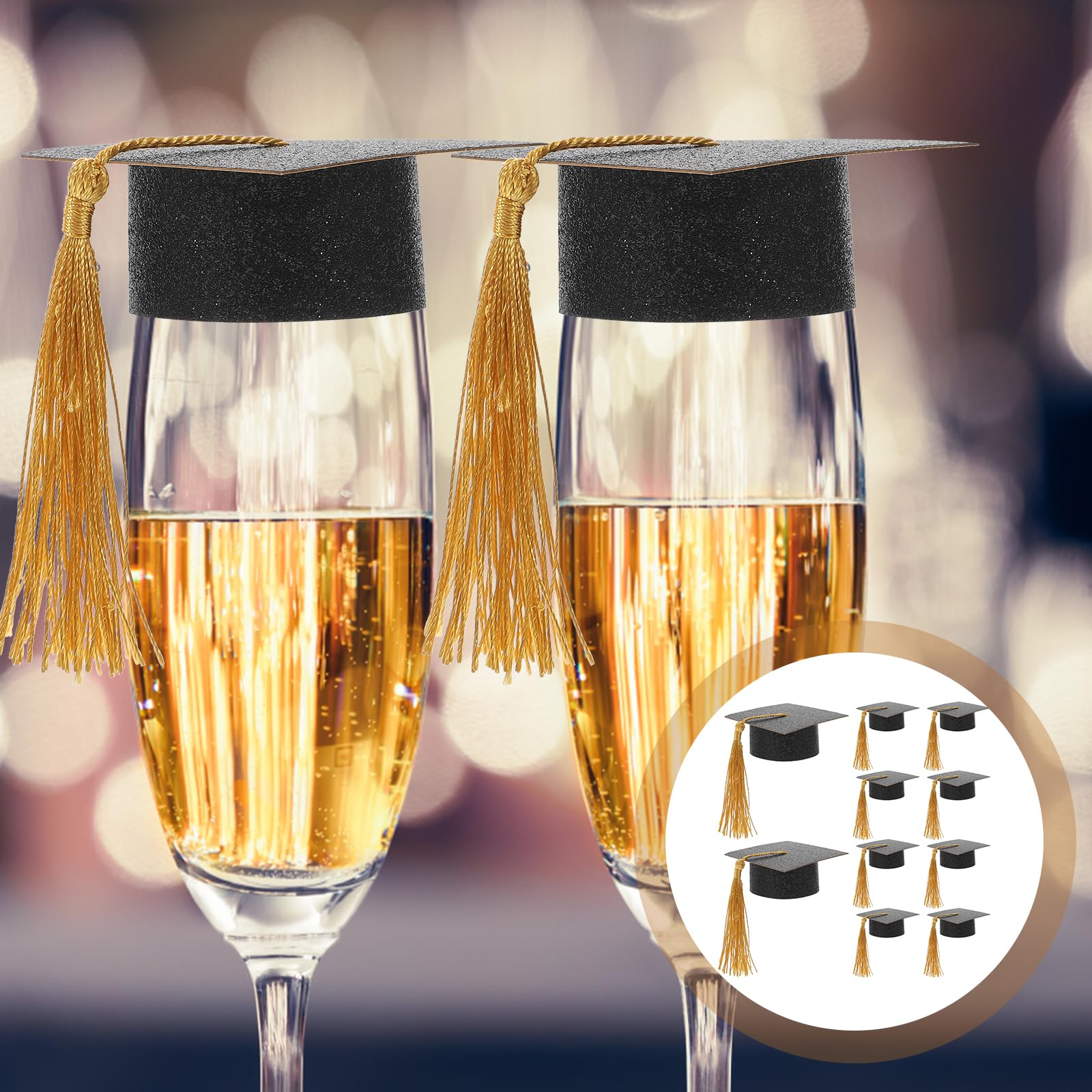 Amazon.com: CALLARON 10Pcs Mini Graduation Cap Decoration 2025