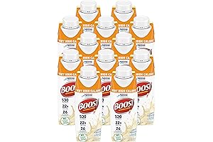 BOOST Very High Calorie Nutritional Weight Gain Shake, Very Vanilla