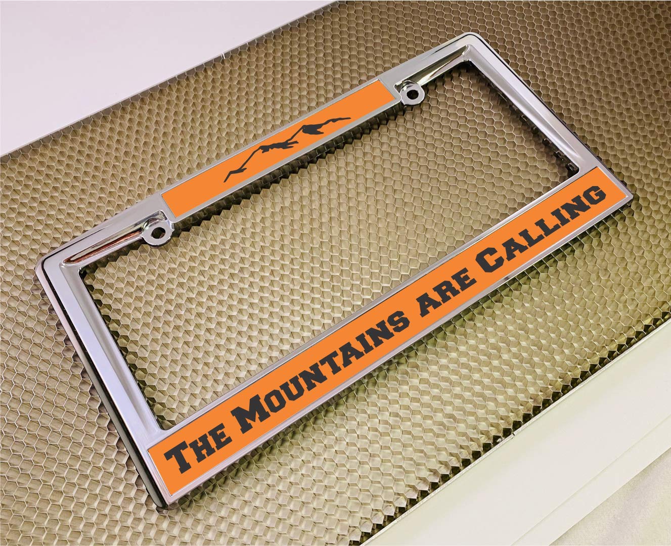 Custom Personalized Heavy Duty Chrome Metal Car License Plate Frame with Free c - Picture 119 of 132
