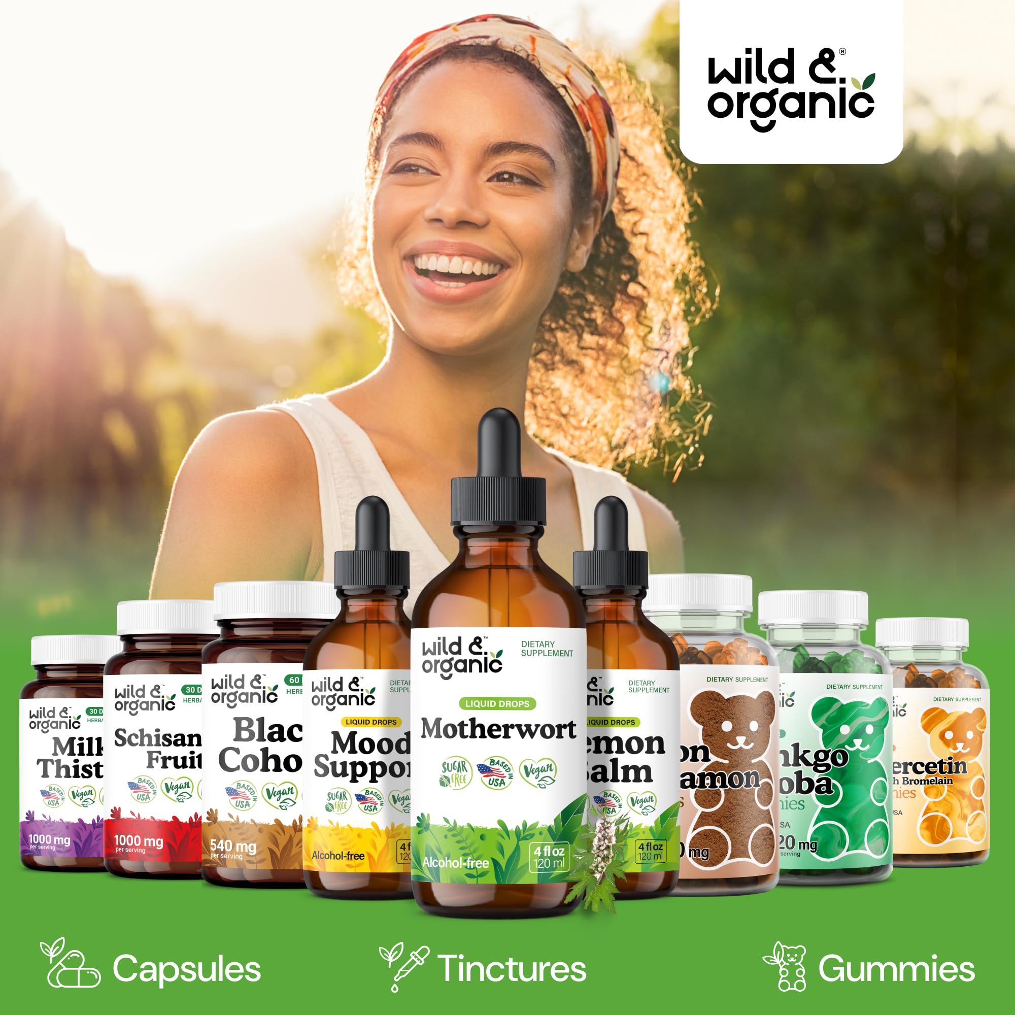 Wild & Organic Motherwort Tincture - Mood & Antioxidant Support - 4 fl oz — Amazon image 5