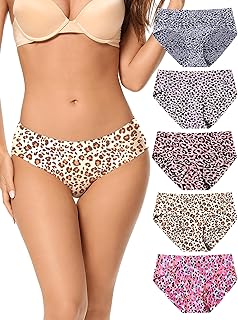 Seamless Briefs, Women's Multipack, Seamless Hipster Underpants, Women, Without Seam, Underwear, Microfibre Underwear, Briefs, Invisible, Stretch Women Underwear, Invisible Hip Briefs, Pack of