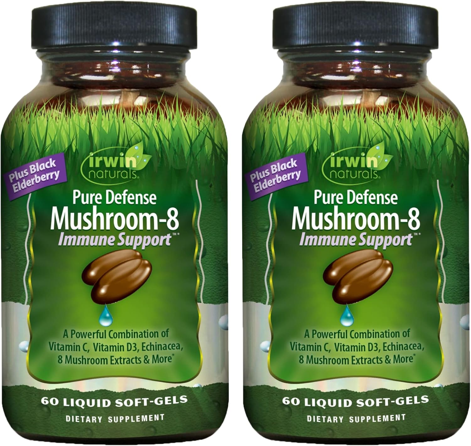 Irwin Naturals Pure Defense Mushroom8 Immune Support 60
