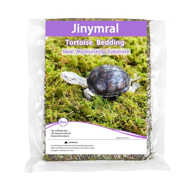 Musgo Sphagnum para Terrário, Substrato Natural para Répteis e Anfíbios Jinymral, 190 g