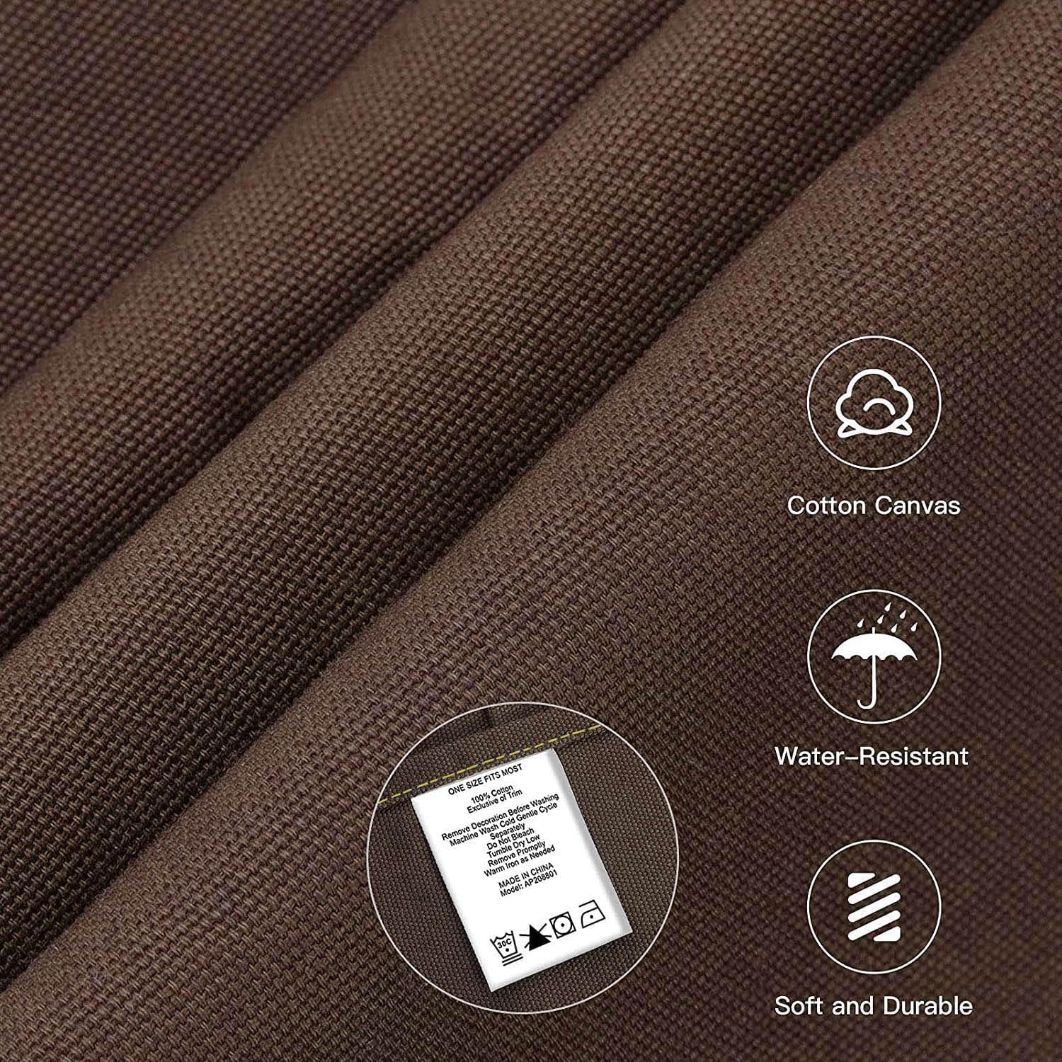 Chef Apron with Cross Back Straps for Men Women, Cotton Canvas Apron for Artists Painting, Kitchen Cooking - Image 5