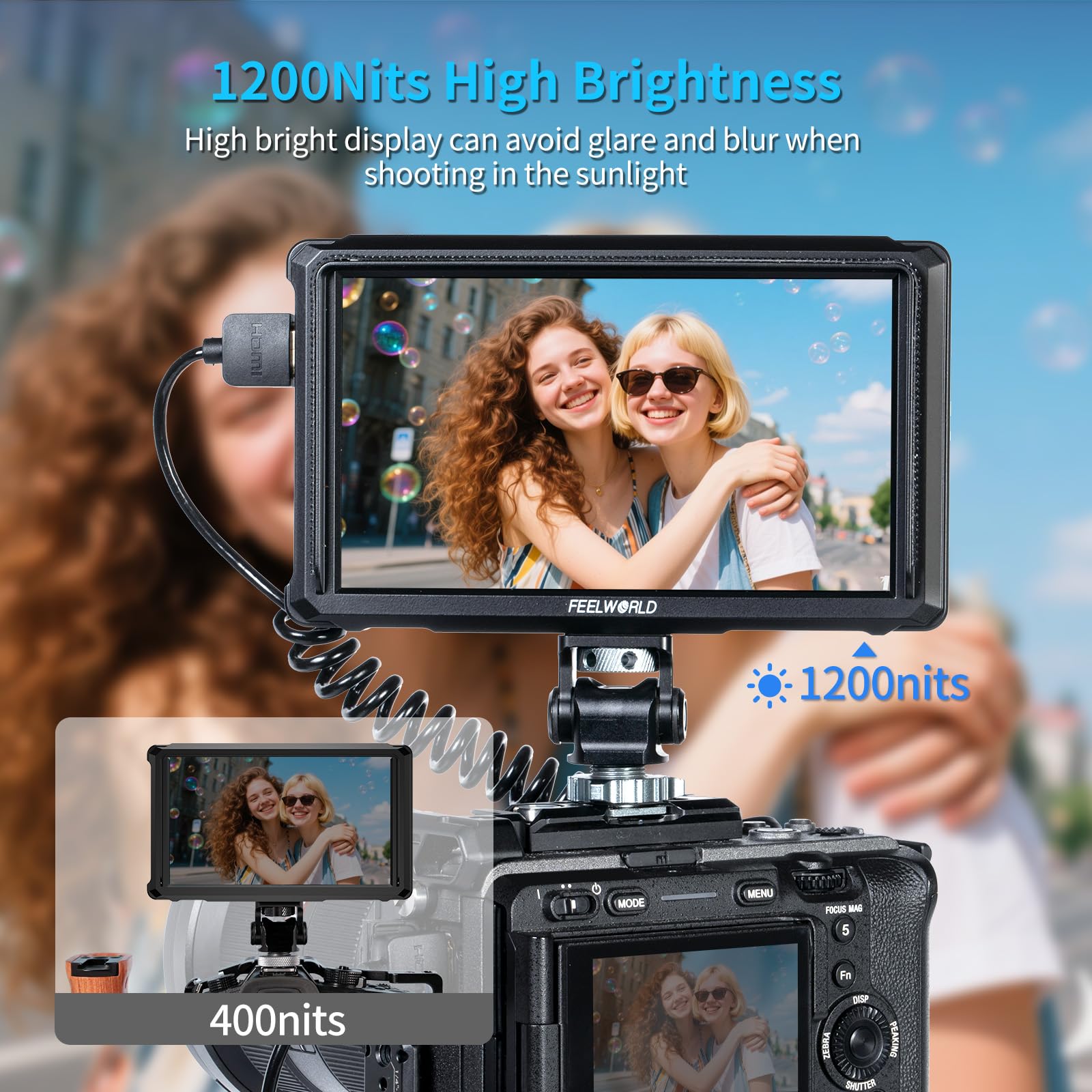 Amazon.com : FEELWORLD FW568 PRO 6 Inch Camera Field Monitor