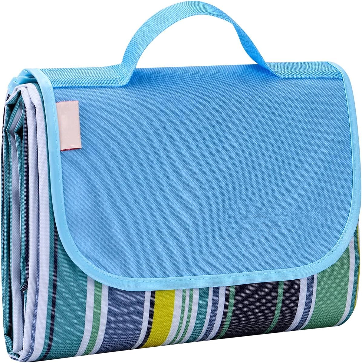 Coperta da Picnic Impermeabile 20x200cm Pieghevole Doppio Strato per Spiaggia Parco