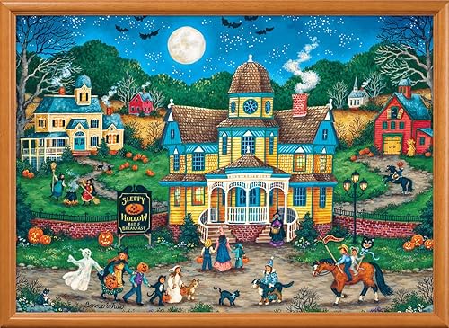 Miniatura 7 de MasterPieces Rompecabezas de Halloween de 1000 piezas, The Tag Along, 19.25 x 26.75 pulgadas