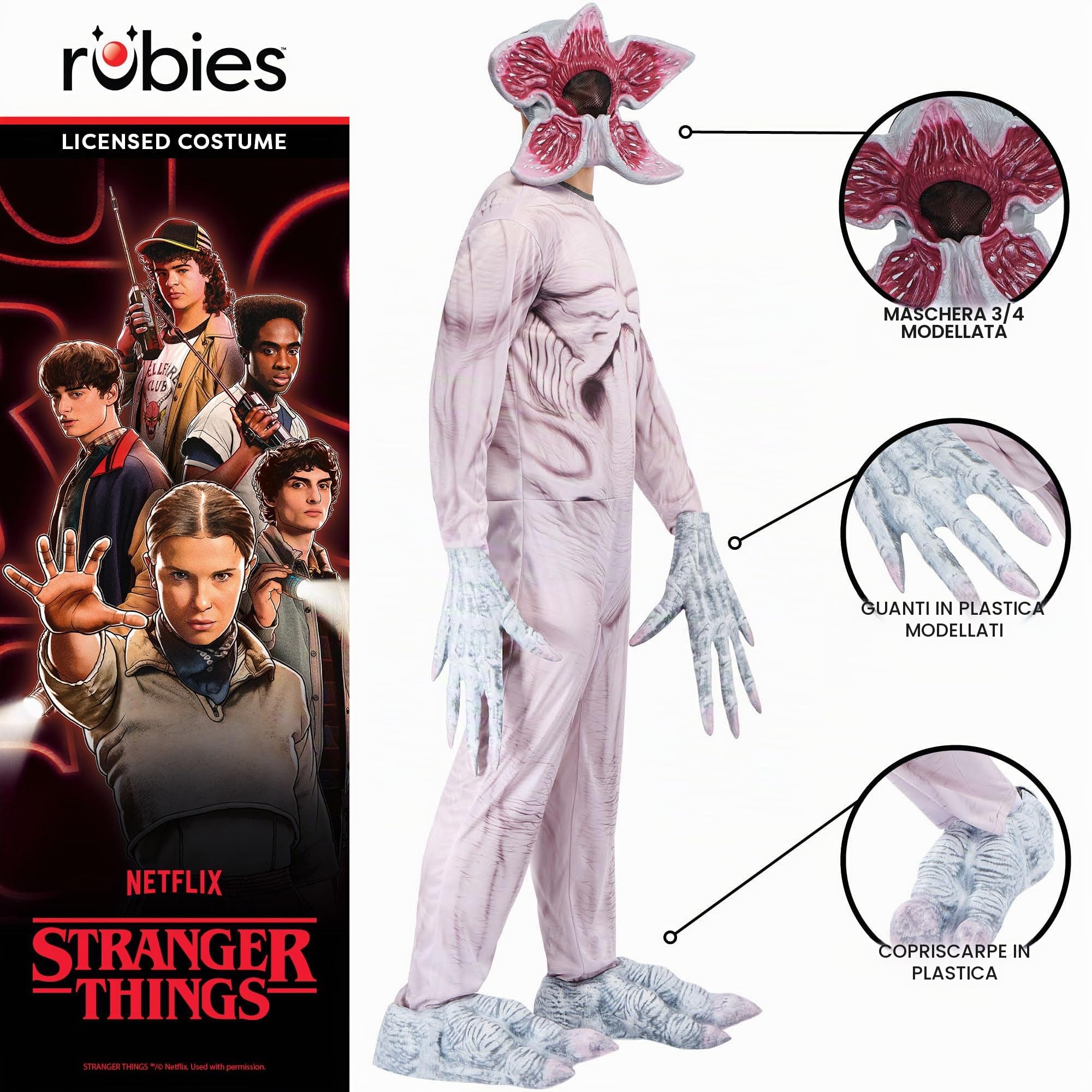Rubies Official Stranger Things Demogorgon Deluxe Costume, Adult Fancy Dress