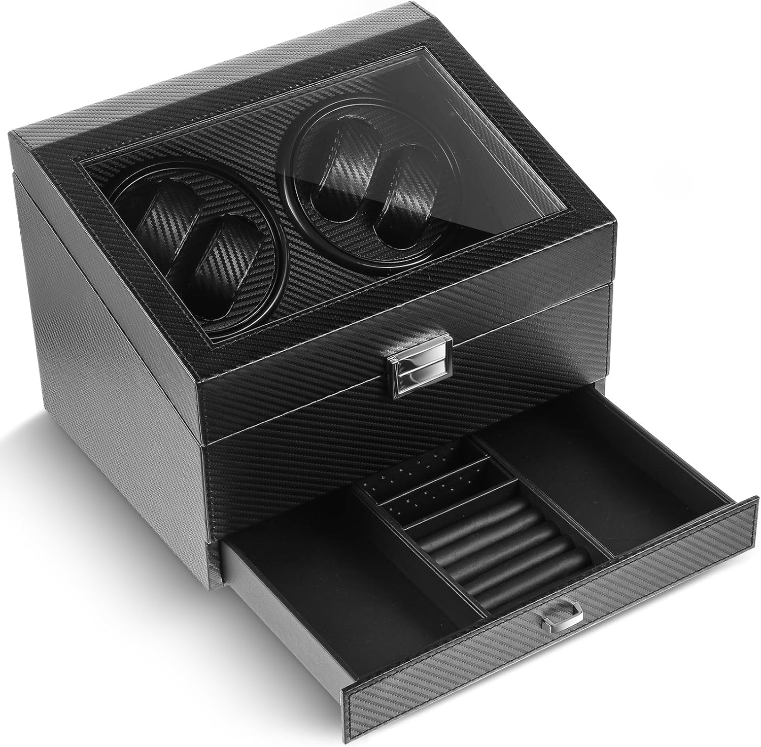 Automatic Watch Winder for Men,Quiet Running Motor...