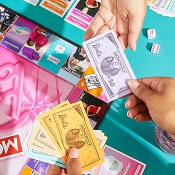Amazon.co.jp: モノポリー:バービー版ボードゲーム、対象年齢8歳