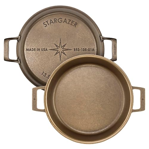 Stargazer 13.5-Inch Cast Iron Skillet (Made in USA)
