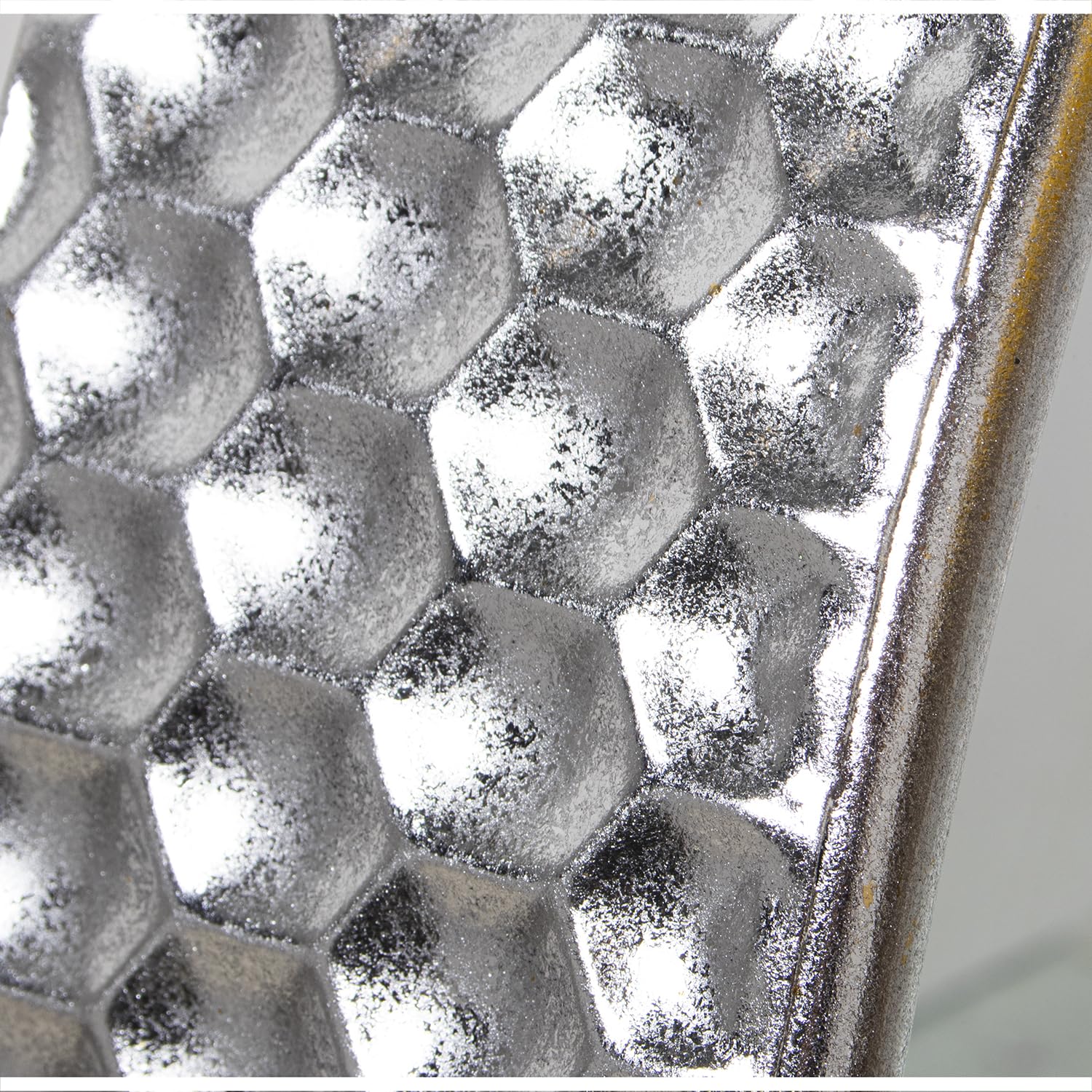 ESPEJO METAL PLATEADO °50X8,5CM, INT:°47CM
